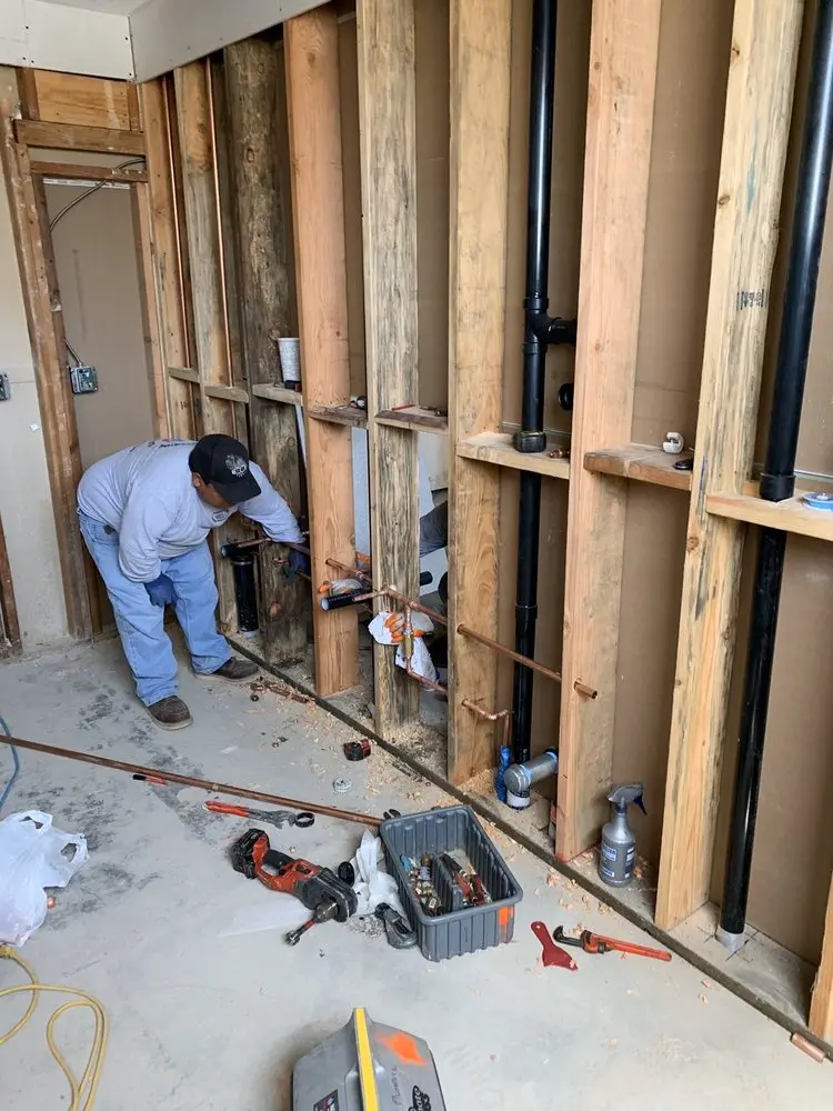 Commercial rough-in plumbing for Gas Line Repair in Marlboro